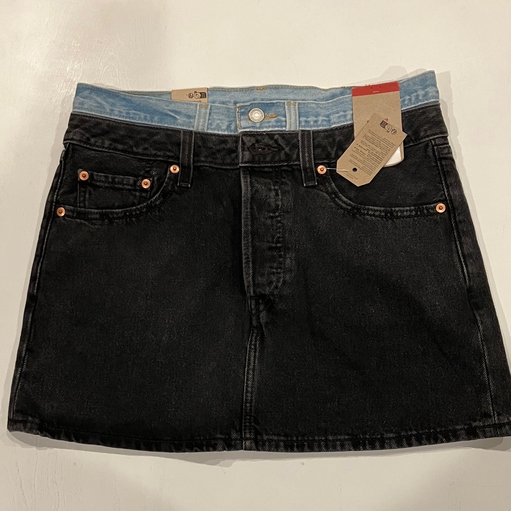Levi's | Two-Tone Icon Denim Mini Skirt